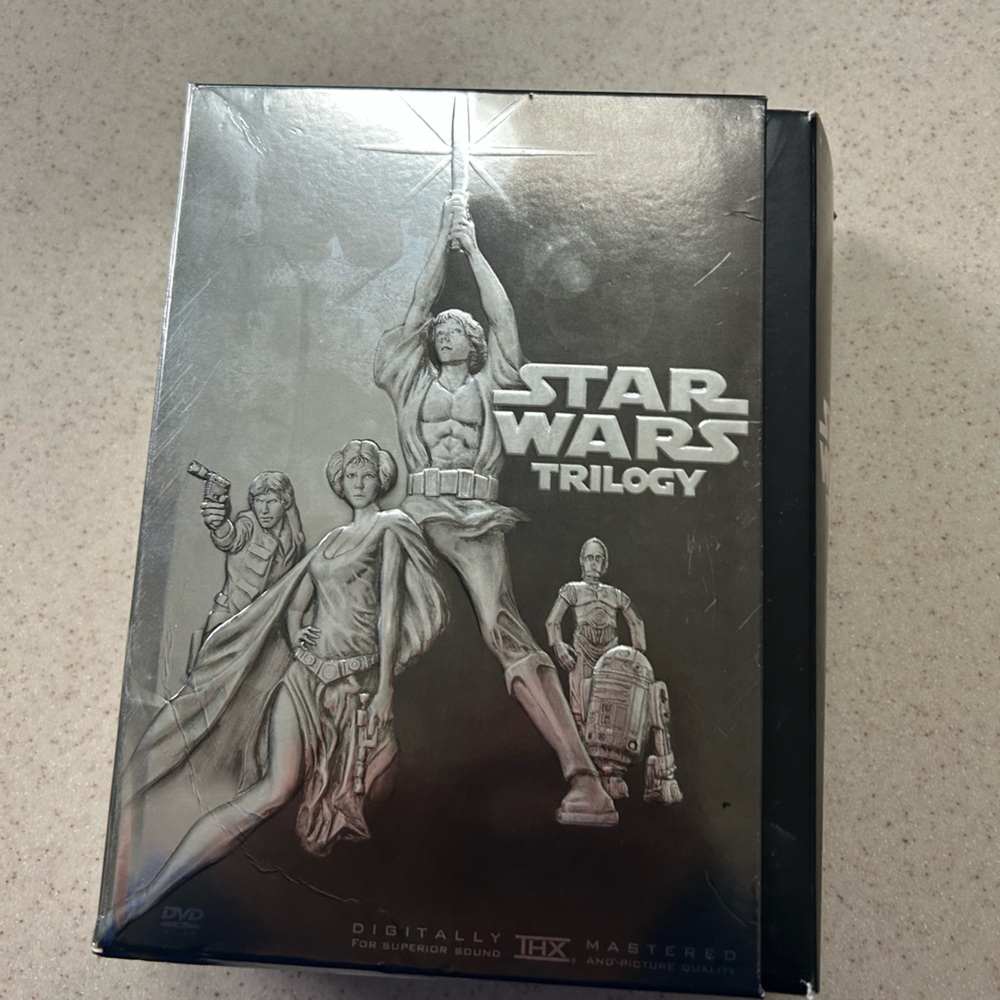 Star Wars Trilogy DVD set.